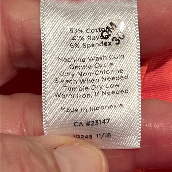 Talbots Chatham Crop Pants in Vibrant Coral Size 8 - Picture 10 of 10